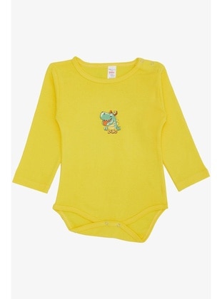 Yellow - 100gr - Baby Bodysuits - Breeze Girls&Boys