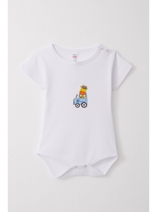 White - 100gr - Baby Bodysuits - Breeze Girls&Boys