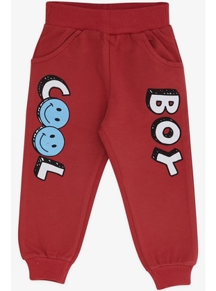 Brick Red - Baby Sweatpants - Breeze Girls&Boys