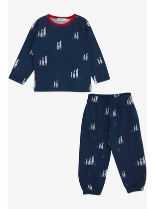 Navy Blue - Boys` Pyjamas - Breeze Girls&Boys