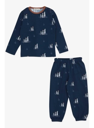 Navy Blue - Boys` Pyjamas - Breeze Girls&Boys