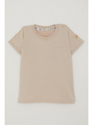 Beige - 100gr - Baby T-Shirts - Breeze Girls&Boys