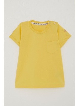 Yellow - 100gr - Baby T-Shirts - Breeze Girls&Boys