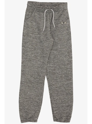 Grey - 350gr - Boys` Sweatpants - Breeze Girls&Boys