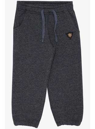 Navy Blue - 350gr - Boys` Sweatpants - Breeze Girls&Boys