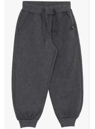 Dark Gray - 350gr - Boys` Sweatpants - Breeze Girls&Boys