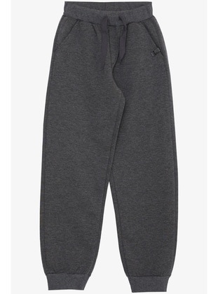 Dark Gray - 350gr - Boys` Sweatpants - Breeze Girls&Boys