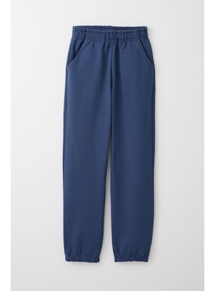 Dark Blue - 350gr - Boys` Sweatpants - Breeze Girls&Boys