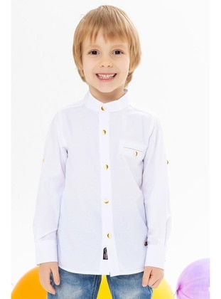 White - Boys` Shirt - Breeze Girls&Boys