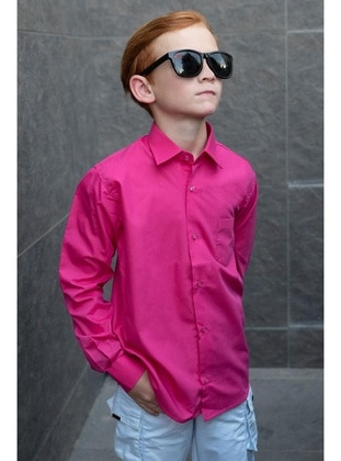 Pink - Boys` Shirt - Breeze Girls&Boys