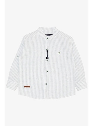 White - 250gr - Boys` Shirt - Breeze Girls&Boys