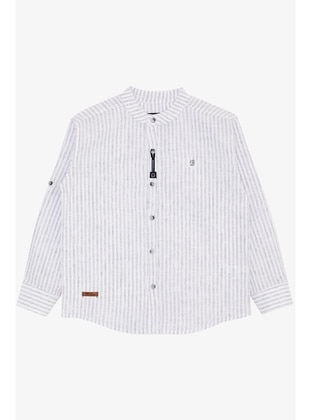 White - 250gr - Boys` Shirt - Breeze Girls&Boys