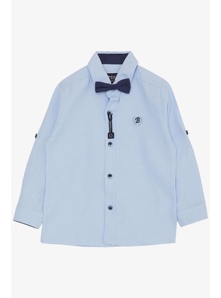 Light Blue - 250gr - Boys` Shirt - Breeze Girls&Boys