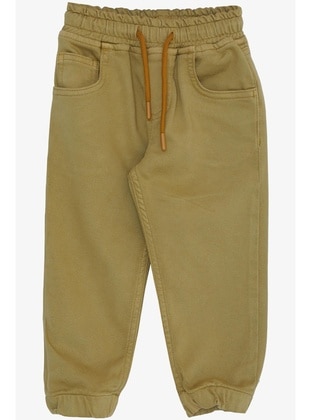 Khaki - 400gr - Boys` Pants - Breeze Girls&Boys