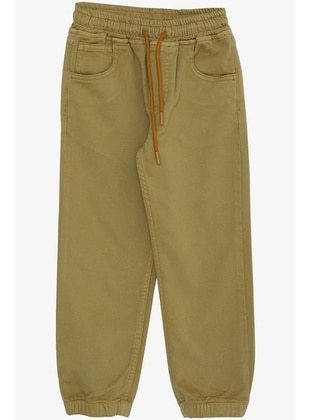 Khaki - 400gr - Boys` Pants - Breeze Girls&Boys