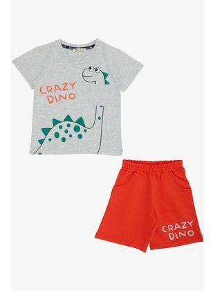 Light Gray - 300gr - Boys` Suit - Breeze Girls&Boys