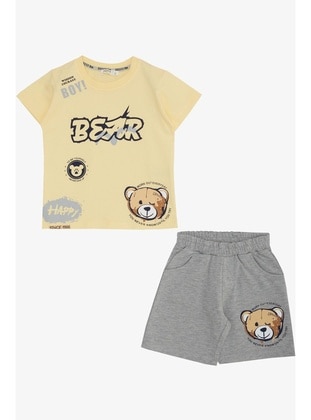 Yellow - 300gr - Boys` Suit - Breeze Girls&Boys