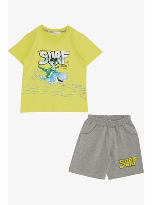 Yellow - 300gr - Boys` Suit - Breeze Girls&Boys