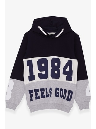 Navy Blue - Boys` Sweatshirt - Breeze Girls&Boys