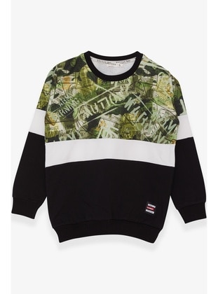 Black - Boys` Sweatshirt - Breeze Girls&Boys