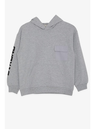 Light Gray - Boys` Sweatshirt - Breeze Girls&Boys