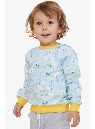 Light Blue - Boys` Sweatshirt - Breeze Girls&Boys