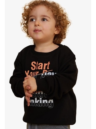 Black - Baby Sweatshirts - Breeze Girls&Boys