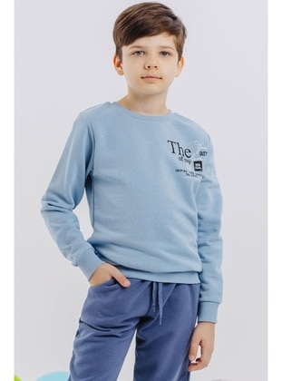 Icy Blue - 350gr - Boys` Sweatshirt - Breeze Girls&Boys