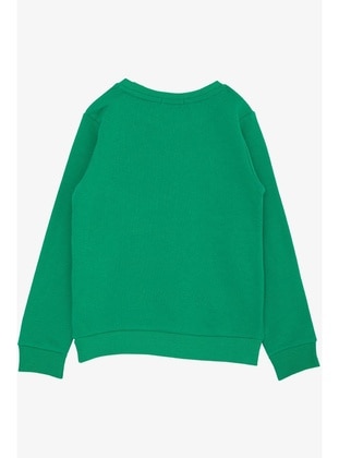 Green - 350gr - Boys` Sweatshirt - Breeze Girls&Boys