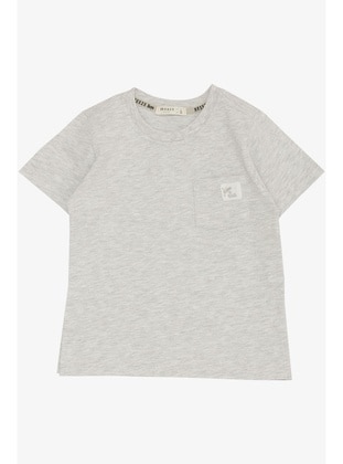 Light Gray - 100gr - Baby T-Shirts - Breeze Girls&Boys