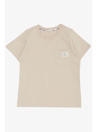 Beige - 100gr - Baby T-Shirts - Breeze Girls&Boys