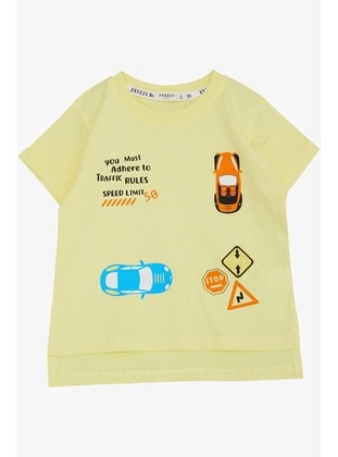 Yellow - 100gr - Baby T-Shirts - Breeze Girls&Boys