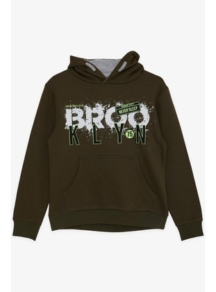 Khaki - Boys` Sweatshirt - Breeze Girls&Boys