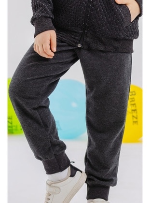 Dark Gray - Boys` Sweatpants - Breeze Girls&Boys