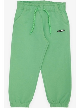 Light Green - Boys` Sweatpants - Breeze Girls&Boys