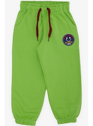 Light Green - Boys` Sweatpants - Breeze Girls&Boys