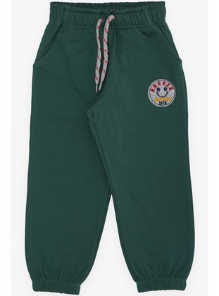 Dark Green - Boys` Sweatpants - Breeze Girls&Boys