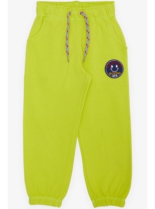 Neon Green - Boys` Sweatpants - Breeze Girls&Boys