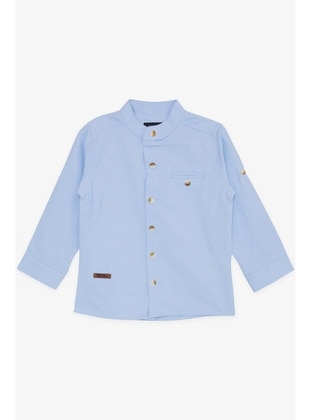 Light Blue - 250gr - Boys` Shirt - Breeze Girls&Boys