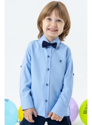 Blue - Boys` Shirt - Breeze Girls&Boys