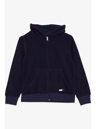 Navy Blue - Boys` Cardigan - Breeze Girls&Boys