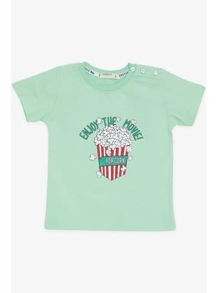 Sea Green - Boys` T-Shirt - Breeze Girls&Boys