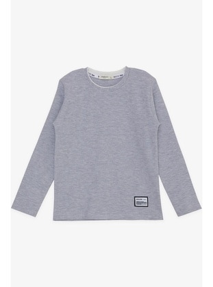 Light Gray - 200gr - Boys` Tops - Breeze Girls&Boys