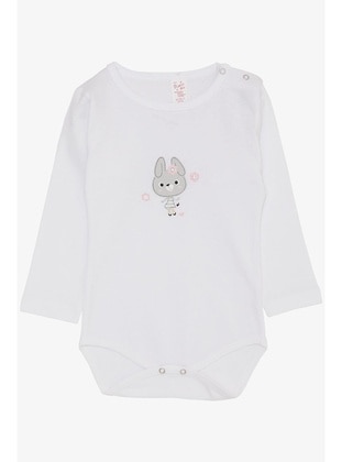 White - 100gr - Baby Bodysuits - Breeze Girls&Boys