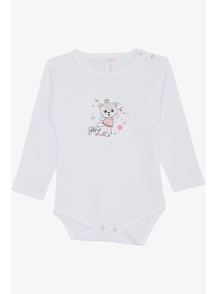 White - 100gr - Baby Bodysuits - Breeze Girls&Boys