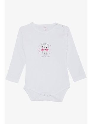 White - 100gr - Baby Bodysuits - Breeze Girls&Boys