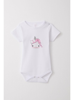 White - 100gr - Baby Bodysuits - Breeze Girls&Boys