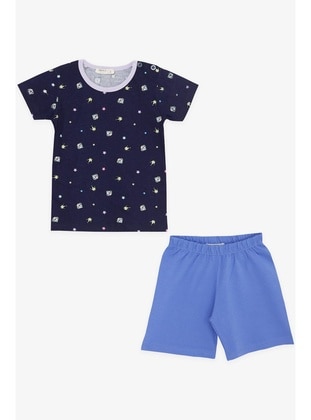 Navy Blue - Girls` Pyjamas - Breeze Girls&Boys