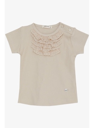 Beige - 100gr - Baby T-Shirts - Breeze Girls&Boys