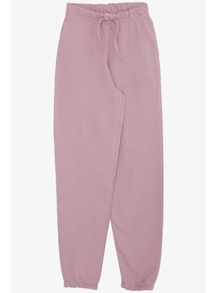 Lilac - 350gr - Girls` Sweatpants - Breeze Girls&Boys